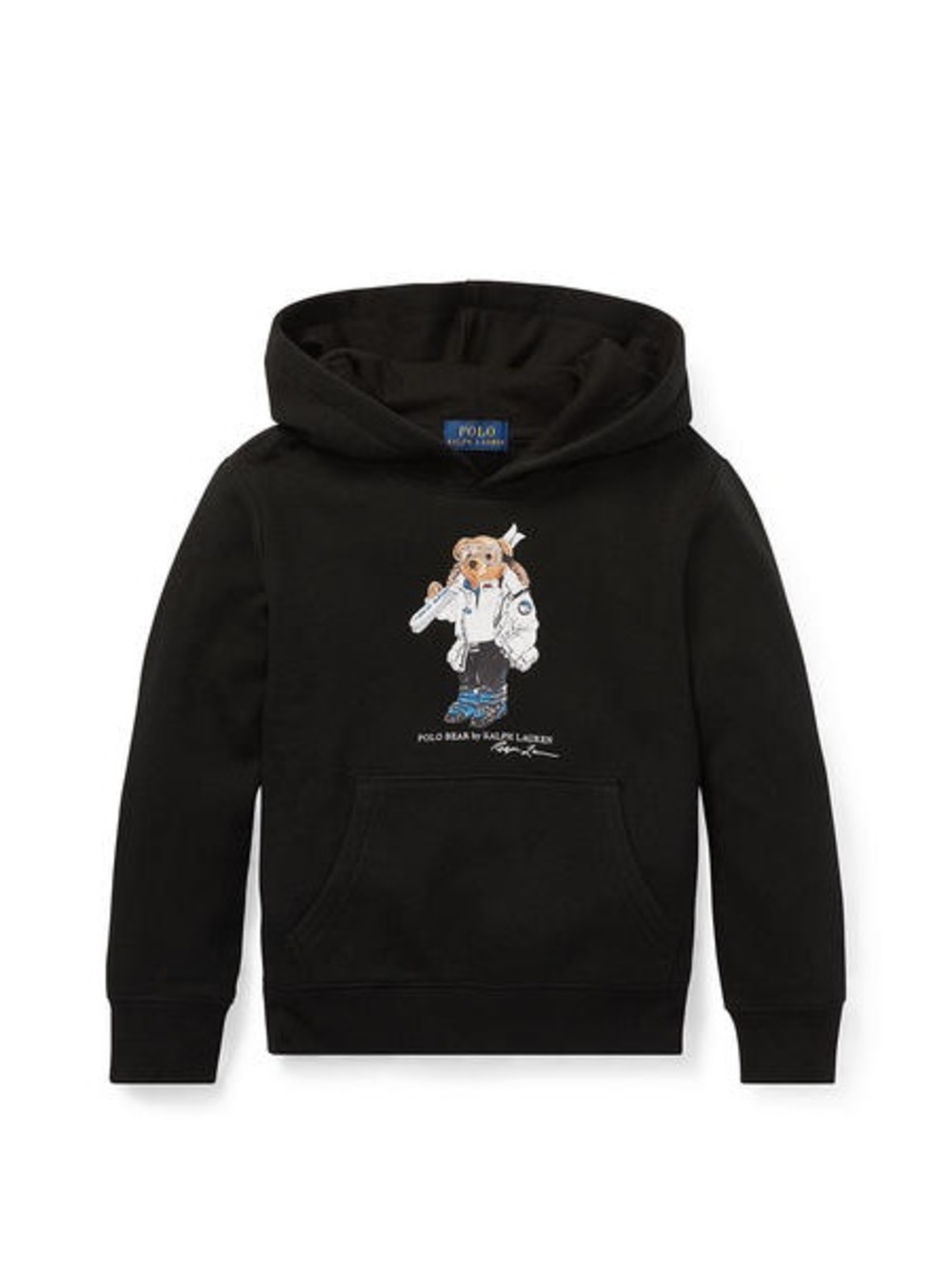 Ralph Lauren Polo Ski Bear Black Pullover Hoodie Sweater Toddler Boy’s Size 3T